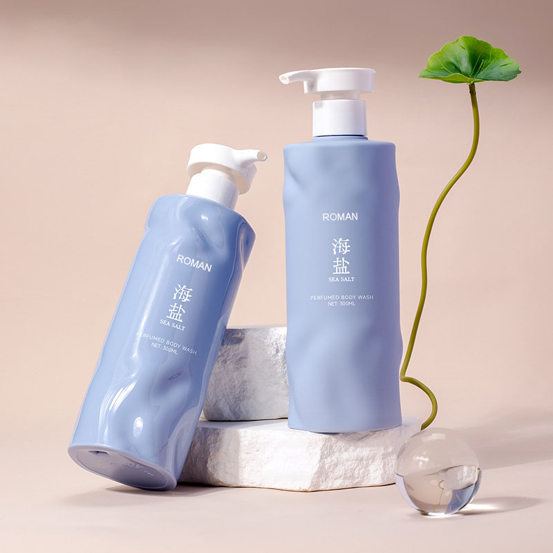 300 میلی لیتر ژل دوش شامپو، بطری پمپ لوسیون پاک کننده صورت مو نرم کننده