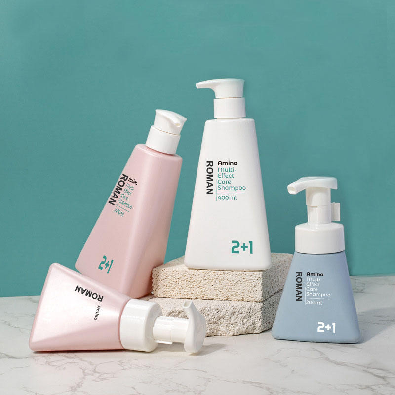 Triangle 200ml 400ml پاک کننده صورت PET فوم موس پمپ بطری بطری پلاستیکی فوم مایع پخش کننده صابون مایع