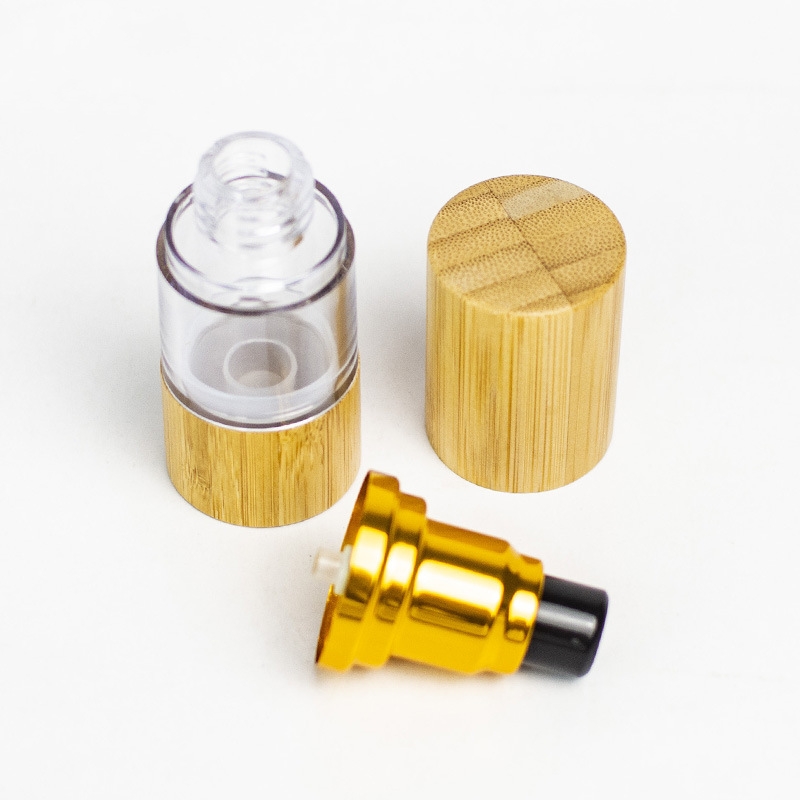 بسته بندی لوازم آرایشی بامبو 15 میلی لیتر 30 میلی لیتر 50 میلی لیتر 80 میلی لیتر 100 میلی لیتر 120 میلی لیتر بطری لوسیون پمپ بدون هوا بطری پلاستیکی بدون هوا بسته بندی لوازم آرایشی بامبو 15 میلی لیتر 30 میلی لیتر 50 میلی لیتر 80 میلی لیتر 100 میلی لیتر 120 میلی لیتر بطری لوسیون پمپ بدون هوا بطری پلاستیکی بدون هوا