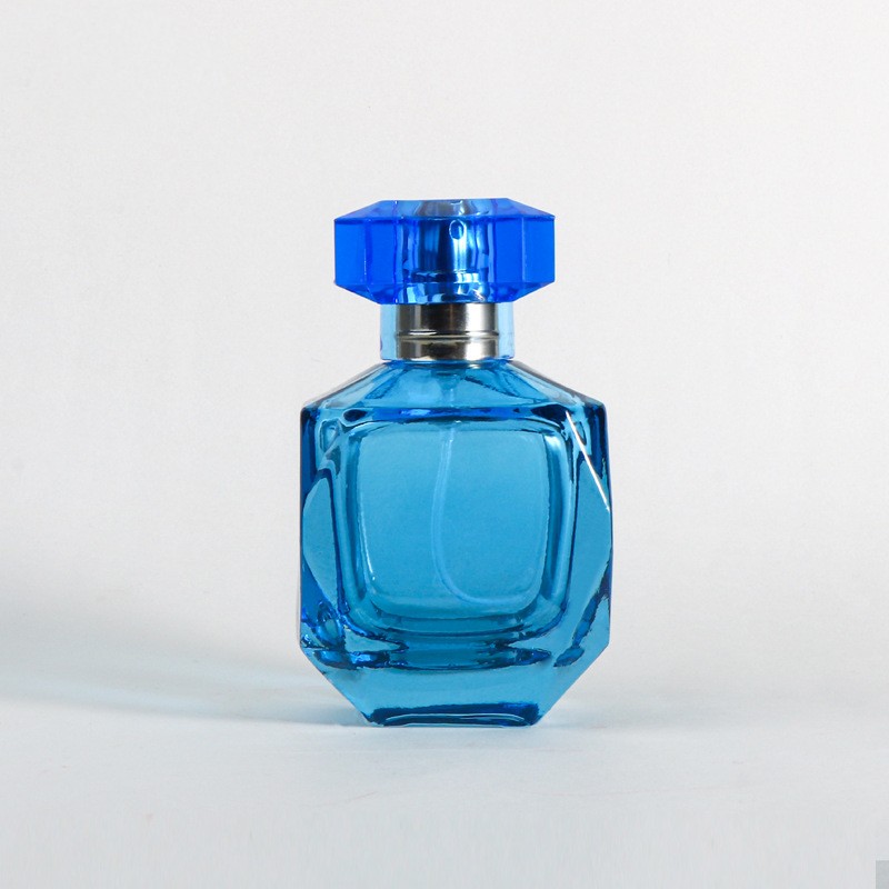 بطری های عطر اسپری خالی شیشه ای آبی بسته بندی بطری شیشه ای بطری های عطر اسپری خالی شیشه ای آبی بسته بندی بطری شیشه ای