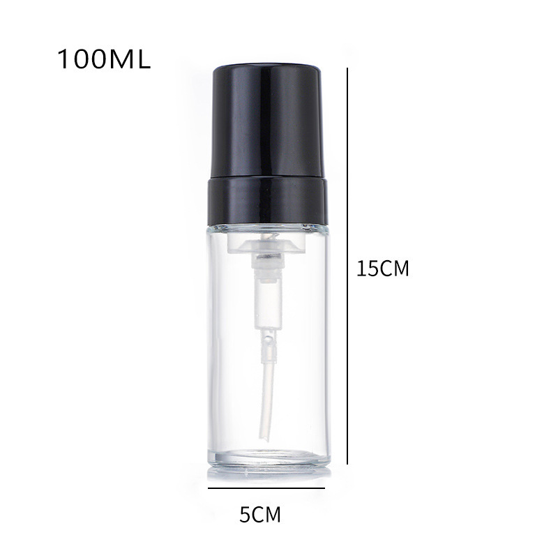بطری پمپ فوم شیشه ای خالی بطری صابون دستی مراقبت از پوست مات شفاف بطری پمپ فوم شیشه ای خالی بطری صابون دستی مراقبت از پوست مات شفاف