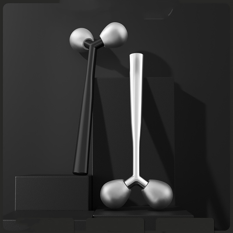 لیفتینگ صورت دستی Y Shape Slimming 3d Roller Massager 360 Rotate Face Massage Roller