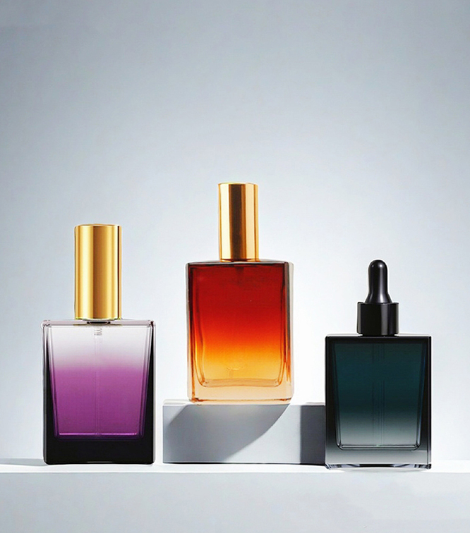 بطری لوازم آرایشی شیشه ای