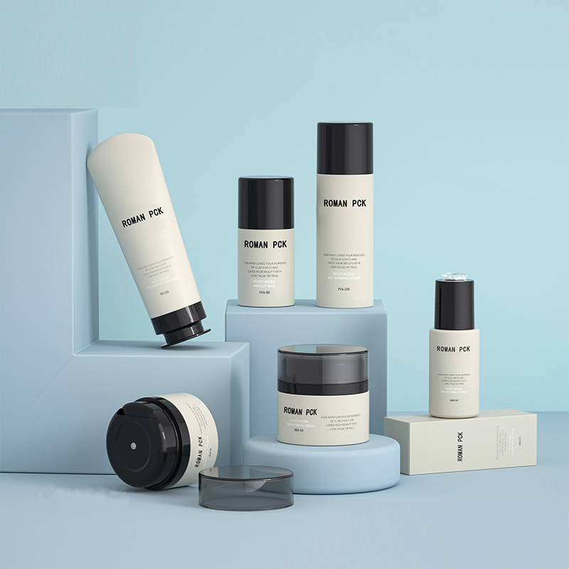 ظرف بسته بندی لوازم آرایشی و بهداشتی برای مراقبت از پوست لوسیون کرم صورت 15 میلی لیتری 30 میلی لیتری 50 میلی لیتری شیشه های کرم وکیوم پلاستیکی بدون هوا