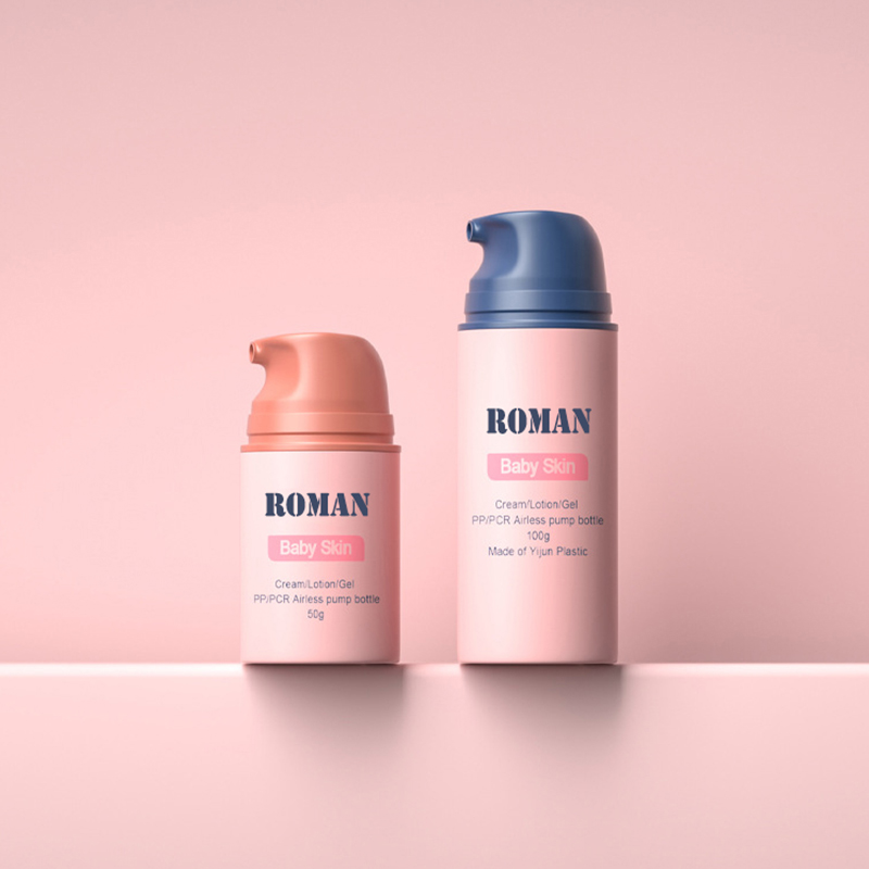 نمونه رایگان مات 30 میلی لیتر بطری های پمپ پلاستیکی لوسیون بدون هوا برای مراقبت از پوست ظروف بدون هوا برای کرم بچه