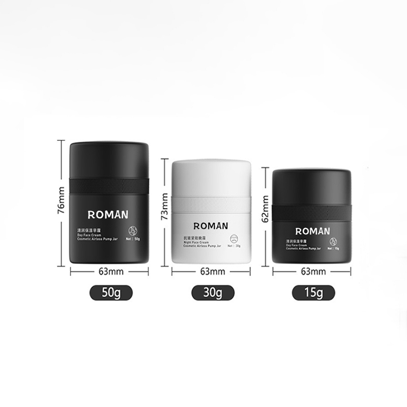 15 میلی لیتر 30 میلی لیتر 50 میلی لیتر سفید مشکی دوجداره خالی PP پلاستیکی خالی پرس لوسیون کرم مرطوب کننده بطری سرم با پمپ 15 میلی لیتر 30 میلی لیتر 50 میلی لیتر سفید مشکی دوجداره خالی PP پلاستیکی خالی پرس لوسیون کرم مرطوب کننده بطری سرم با پمپ