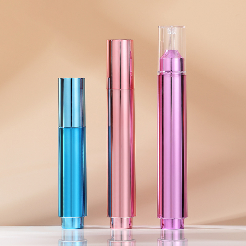 5 میلی لیتر 10 میلی لیتر 15 میلی لیتر سرم پمپ سرم بدون هوا بطری سرنگ آمپولی شکل بطری لوسیون پلاستیکی برای مراقبت از پوست کرم چشم پاک کننده صورت