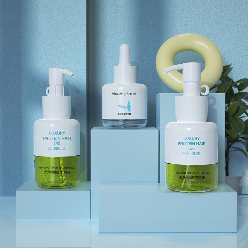 قطره چکان حجم بزرگ 50 میلی لیتر 80 میلی لیتر بطری های پلاستیکی روغن مو 100 میلی لیتر بسته بندی مراقبت از پوست بسته بندی بطری روغن بدن پلاستیکی خالی