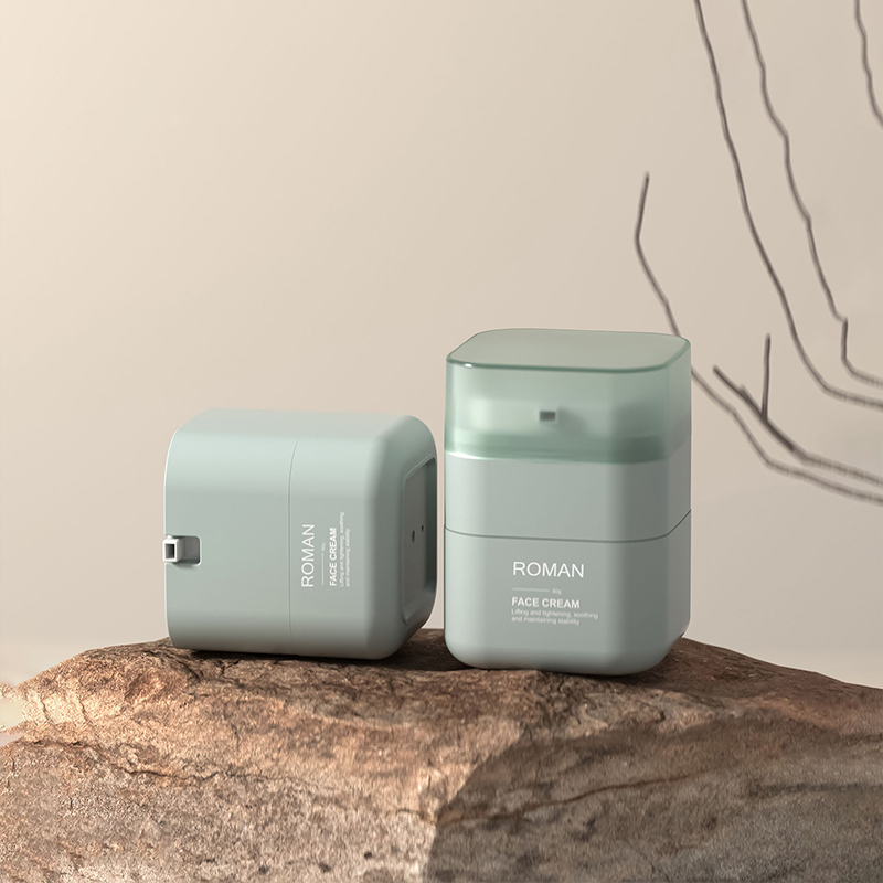 شیشه کرم سفید کننده آرایشی بدون هوا 50 گرمی شیشه مربع برش مربع بطری کرم صورت 30 گرمی کرم صورت کودکان شیشه بدون هوا