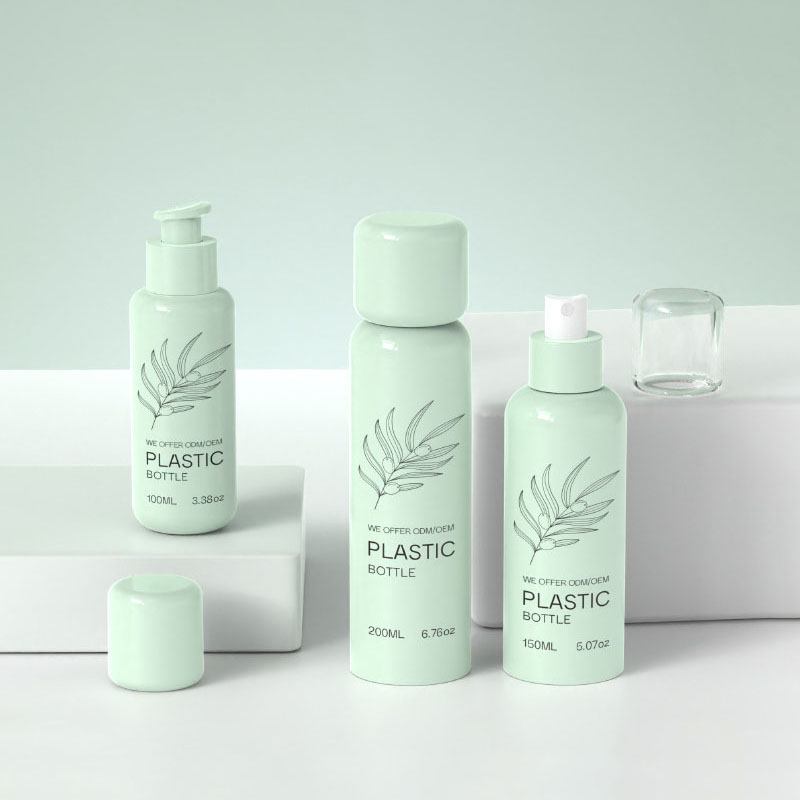 50 میلی‌لیتر 100 میلی‌لیتر 120 میلی‌لیتر 150 میلی‌لیتر 200 میلی‌لیتر PET پلاستیکی آرایشی و بهداشتی زیر بطری برای ضدآفتاب ضدعفونی کننده ضدآفتاب اسپری مه رطوبت عطر استفاده از روغن ضروری