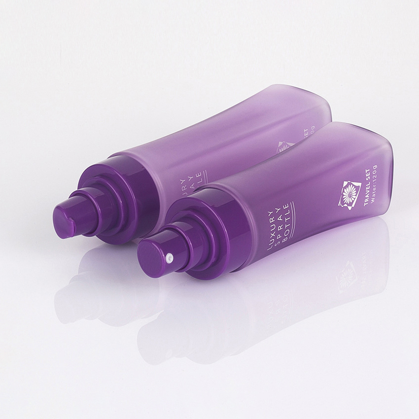 بطری پلاستیکی مسافرتی 80 میلی لیتری 120 میلی لیتری 150 میلی لیتری 200 میلی لیتری با طرح انفجاری برای لوسیون ها تونر آب - بطری اسپری مناسب سایز کوچک