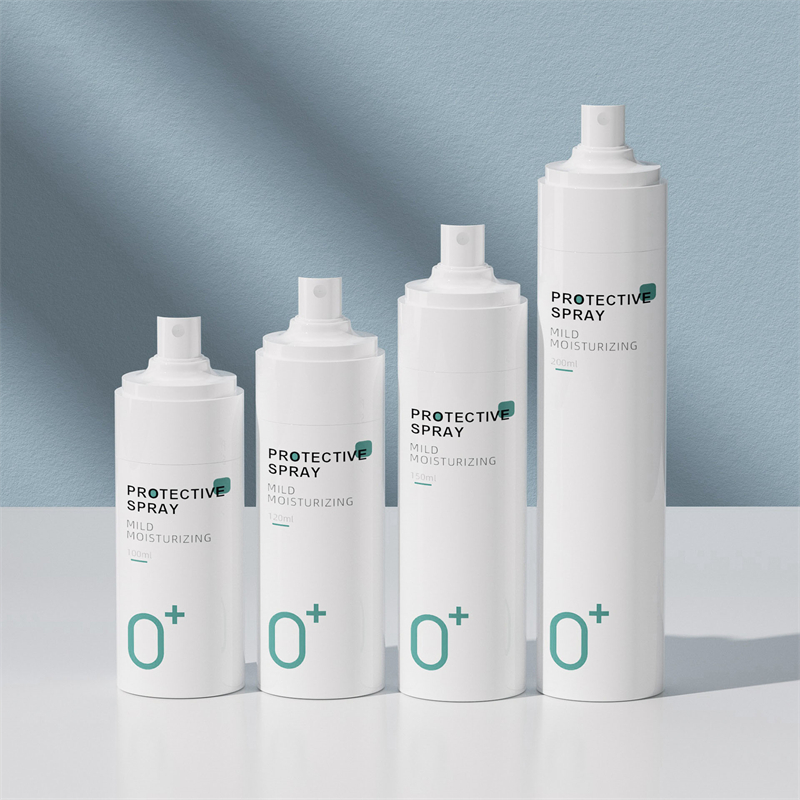 Fine Mist Facial Antioxidant Hydrating 100ml 120ml 150ml 200ml White Cylinder PET Big Plastic Mist Spray PET