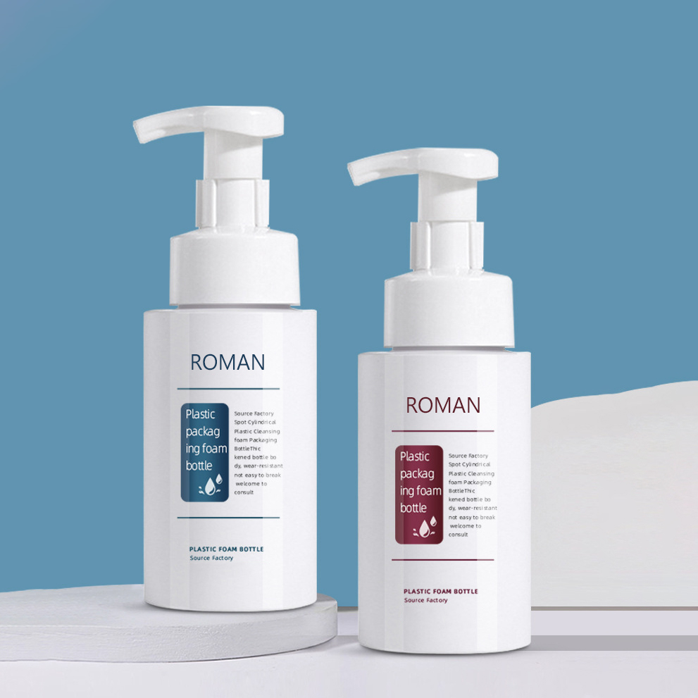 بطری پمپ فوم پاک کننده دست ضدعفونی کننده پلاستیکی ناز 200 میلی لیتری 300 میلی لیتری 500 میلی لیتری برای بسته بندی شامپو پاک کننده صورت