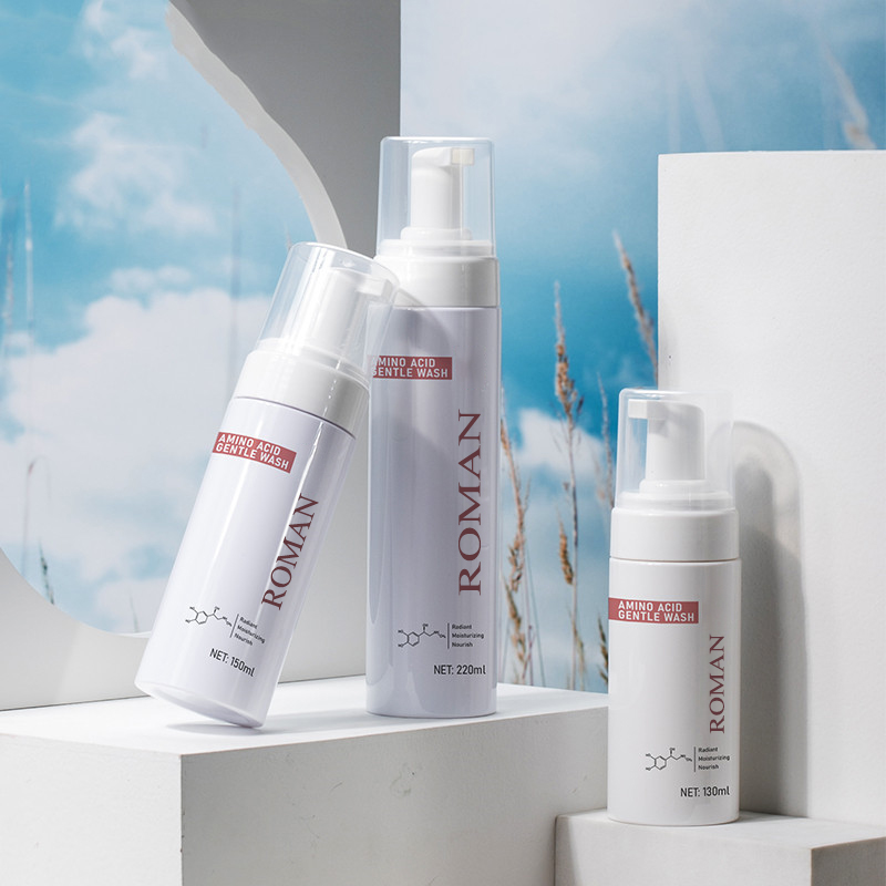 پلاستیکی ملایم پاک کننده کف دستی پمپ کف صابون بطری پخش کننده فوم پوست صورت بطری پاک کننده پوست صورت 100ML 120ML 150ML 200ML