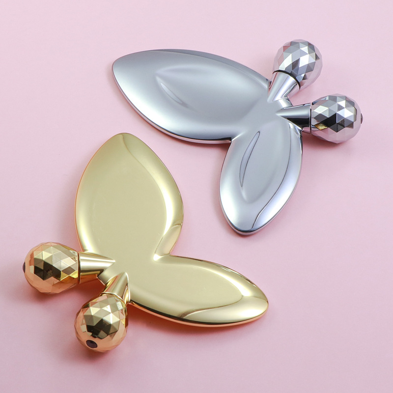 غلتک ماساژ صورت پروانه ای شکل آلیاژ روی