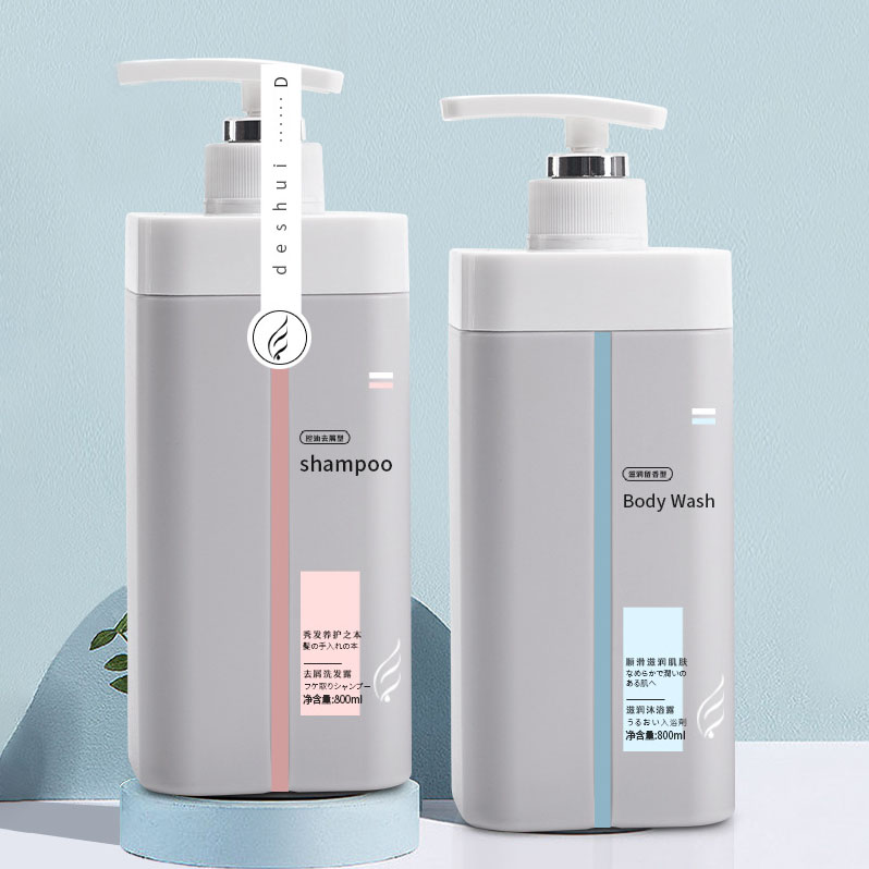 بطری های بسته بندی پلاستیکی 500 میلی لیتری 800 میلی لیتری برای لوسیون مراقبت از پوست ظرف تونیک مو ظرف خالی شامپو و بطری نرم کننده