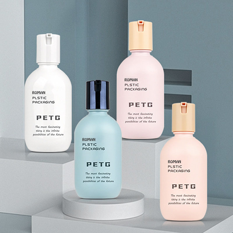 بطری بسته بندی ضد آفتاب طرح جدید Spf 50+ 50 میلی لیتری 80 میلی لیتری 130 میلی لیتری اسپری لوسیون ضد آفتاب سفید کننده پوست پلاستیکی آرایشی و بهداشتی