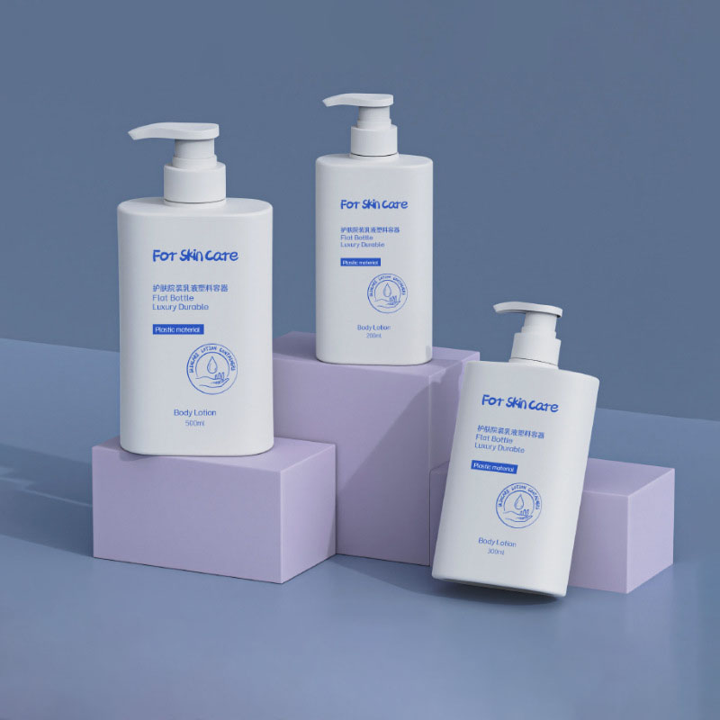 200 میلی لیتر 300 میلی لیتر 500 میلی لیتر بطری شامپو پلاستیکی مستطیلی PET با درپوش پیچی برای ماسک های صورت لوسیون روغن های ضروری عطر مژه مصنوعی