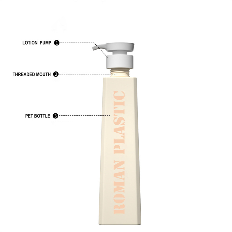 بطری لوسیون کرم تونر ذوزنقه ای برای مراقبت از منزل بطری لوسیون کرم تونر ذوزنقه ای برای مراقبت از منزل