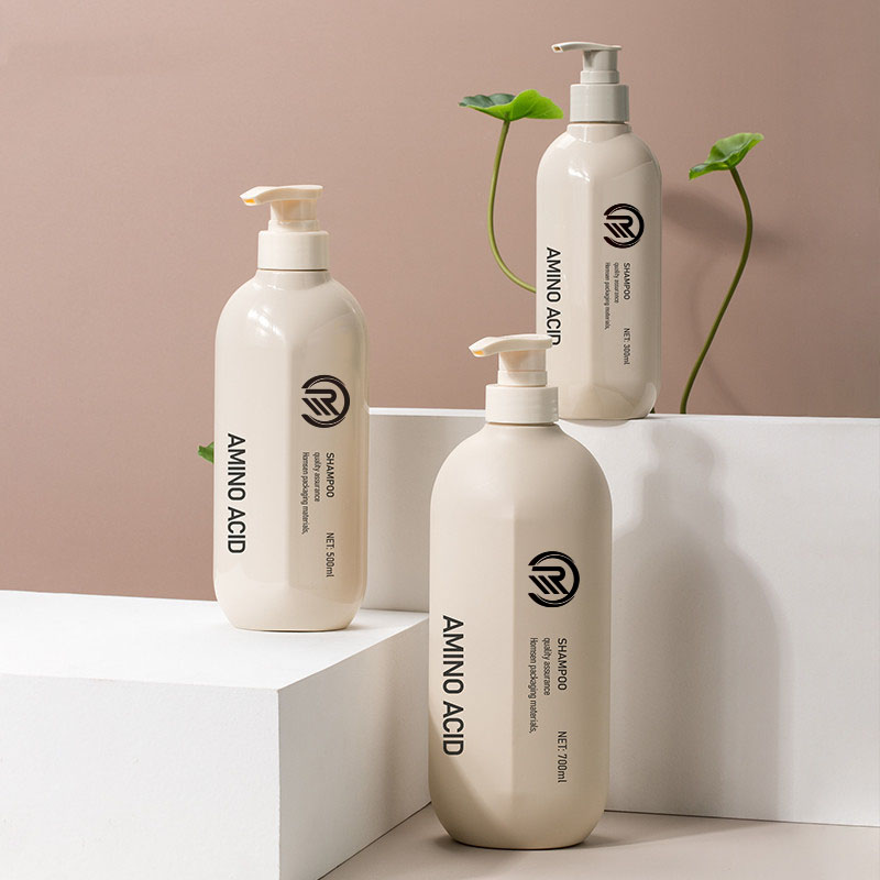 New Arrival Luxury Plastic Empty Brown ژل دوش 300ml شامپو بدن لوسیون حالت دهنده بدن شستشوی بدن 500ml 700ml بطری پمپ