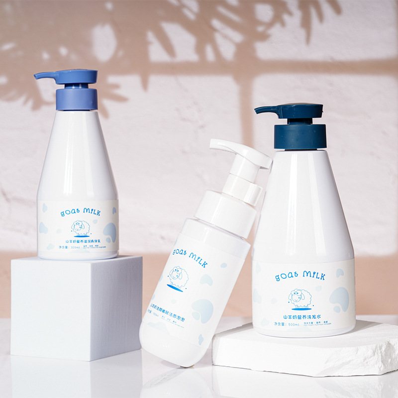 Private Label 300ml 500ml کرم سفید کننده بطری پلاستیکی PET خالص سفید، لوسیون شیر مرطوب کننده با پمپ لوسیون Private Label 300ml 500ml کرم سفید کننده بطری پلاستیکی PET خالص سفید، لوسیون شیر مرطوب کننده با پمپ لوسیون