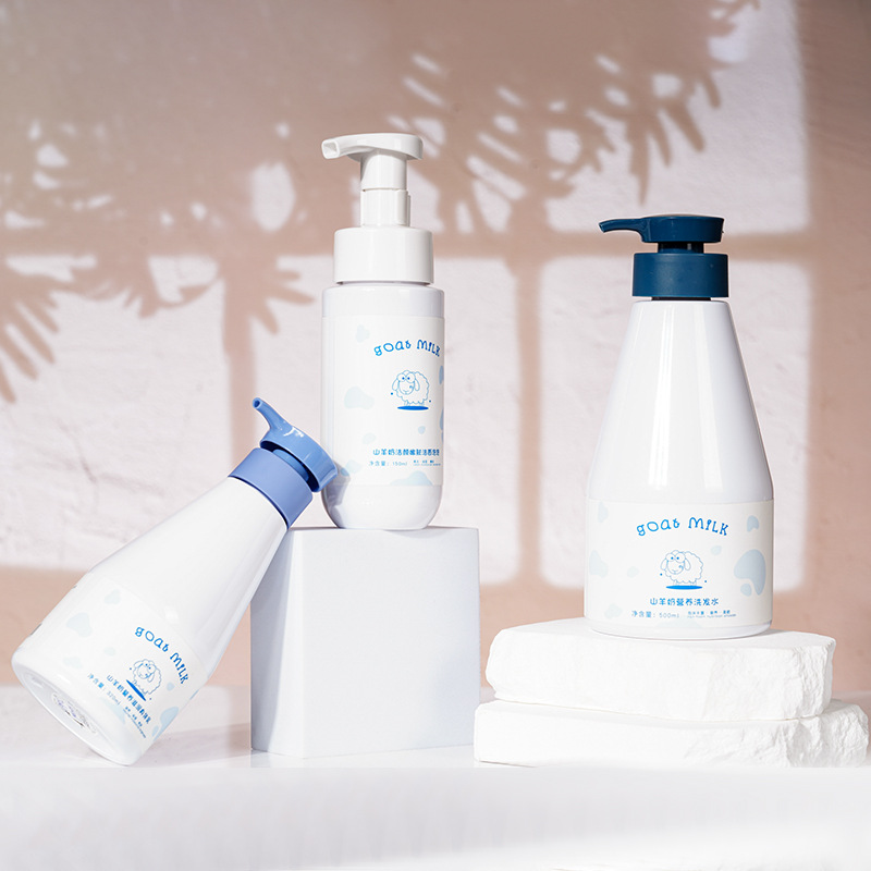 Private Label 300ml 500ml کرم سفید کننده بطری پلاستیکی PET خالص سفید، لوسیون شیر مرطوب کننده با پمپ لوسیون Private Label 300ml 500ml کرم سفید کننده بطری پلاستیکی PET خالص سفید، لوسیون شیر مرطوب کننده با پمپ لوسیون