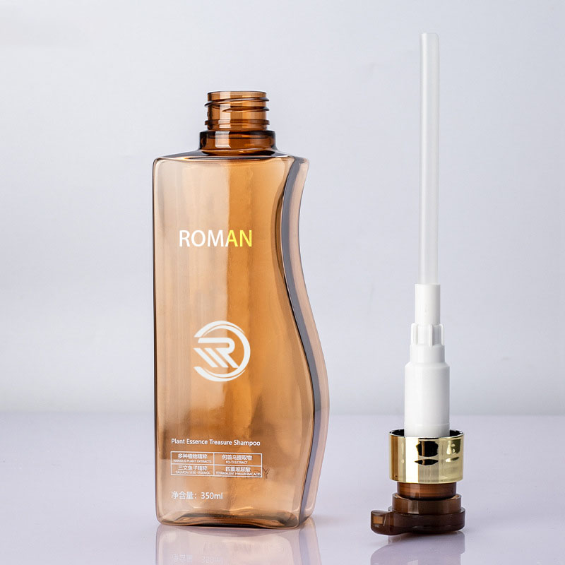 بطری لوسیون بدن خالی 350 میلی لیتری 500 میلی لیتری منحنی شکل کهربایی پت با پمپ برای شامپوی مراقبت از مو یا استفاده از کرم صورت بطری لوسیون بدن خالی 350 میلی لیتری 500 میلی لیتری منحنی شکل کهربایی پت با پمپ برای شامپوی مراقبت از مو یا استفاده از کرم صورت