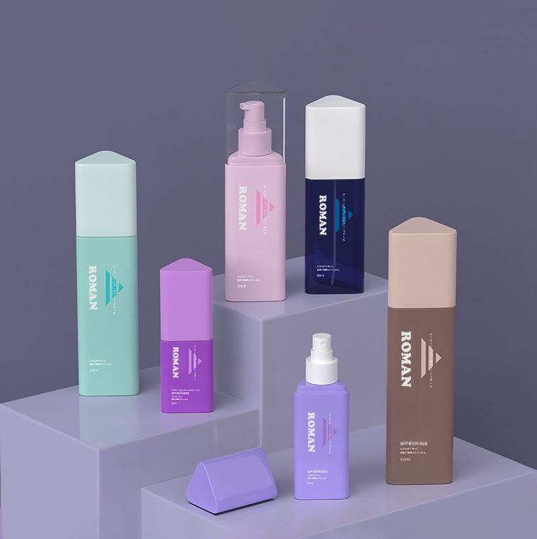 Trustworthy Plastic 30ml 50ml 80ml 80ml ژل دوش شامپو مثلثی بطری لوسیون نرم کننده مو برای پاک کننده صورت