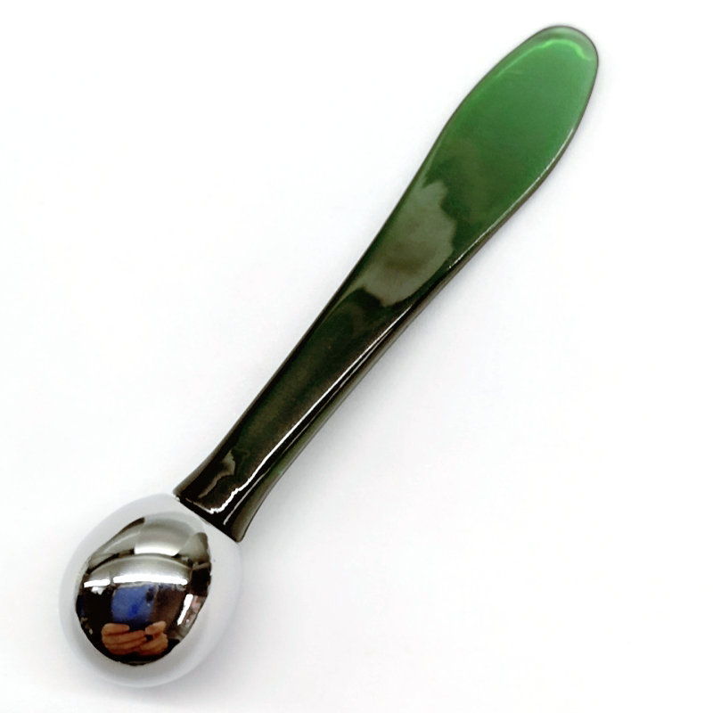 کرم دور چشم ماساژور غلتکی صورت اسکوپ آرایش صورت قاشق رزگلد مینی فلزی اسپاتول آرایشی استیل ضد زنگ کرم دور چشم ماساژور غلتکی صورت اسکوپ آرایش صورت قاشق رزگلد مینی فلزی اسپاتول آرایشی استیل ضد زنگ