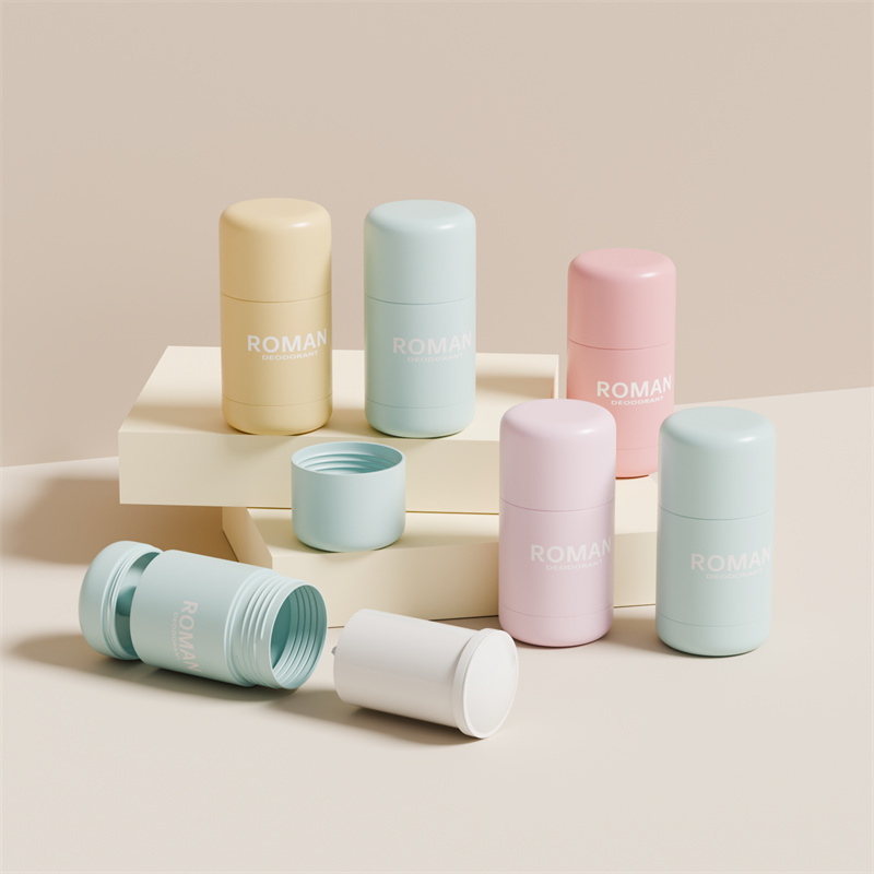 مراقبت از پوست ظرف استیک دئودورانت پلاستیکی خالی 30 گرمی 50 گرمی با بطری بسته بندی بطری دوباره پر شده