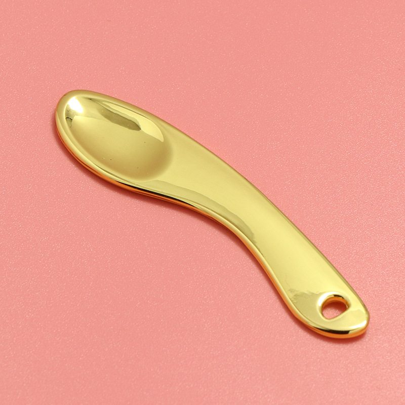 Small Skin Care Beauty Metal Cosmetic Spatula صورت کرم صورت ماسک قاشق